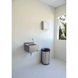 Lavatório Industrial de Parede em Aço Inox com acionamento com joelho - Tramontina